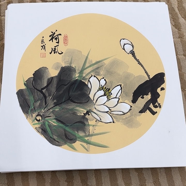 国画花鸟的翅膀和翅膀是一样的