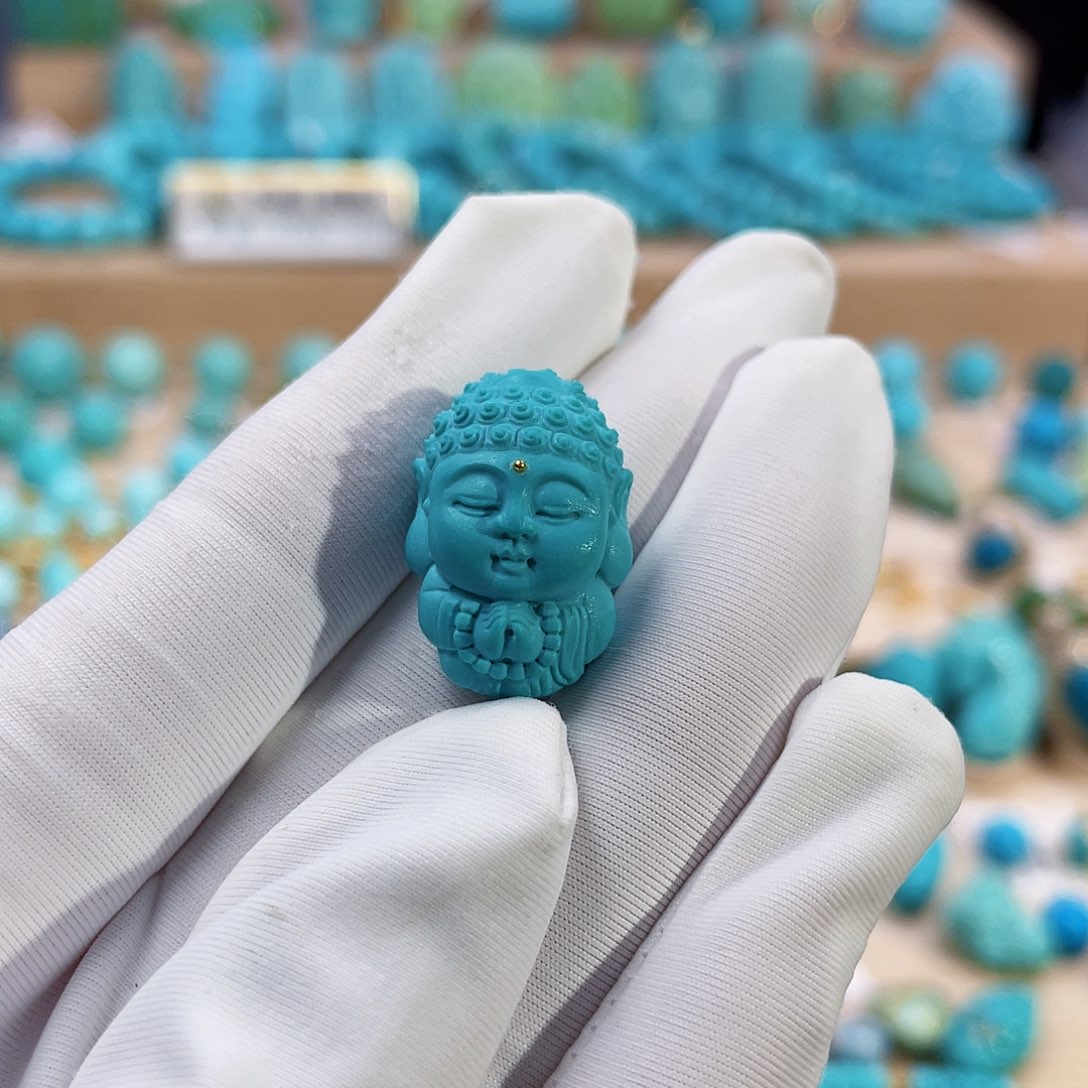 绿松石珠宝奇石未镶嵌