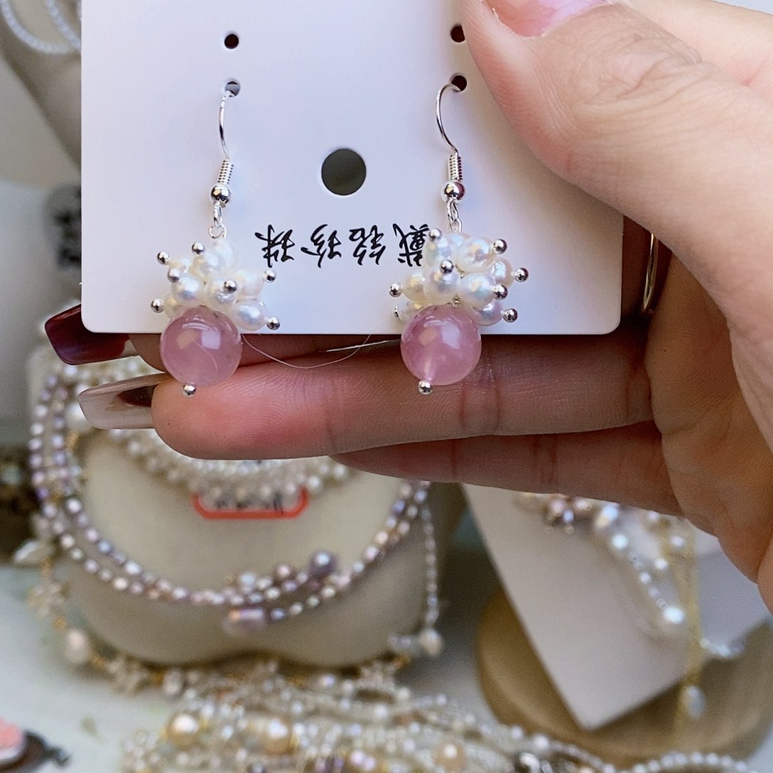 淡水珍珠颈饰银S925镶嵌
