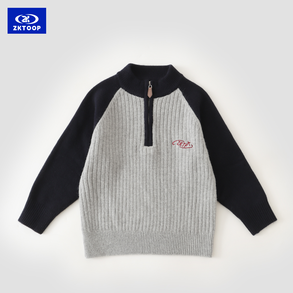【Z＆K】冬款男童韩版休闲百搭舒适超软毛衣JZK-323726