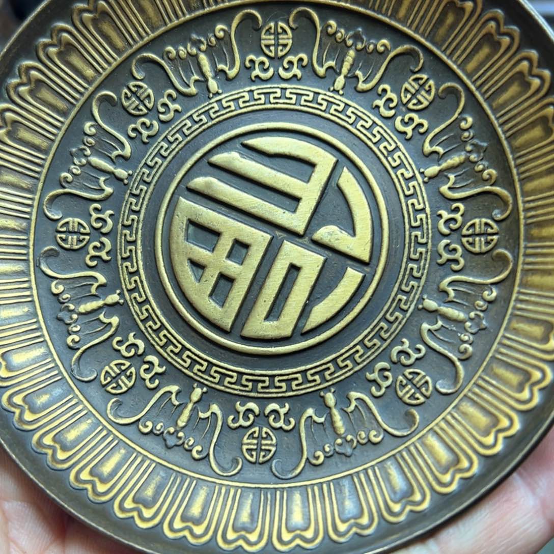 铜摆件欢迎欢迎你