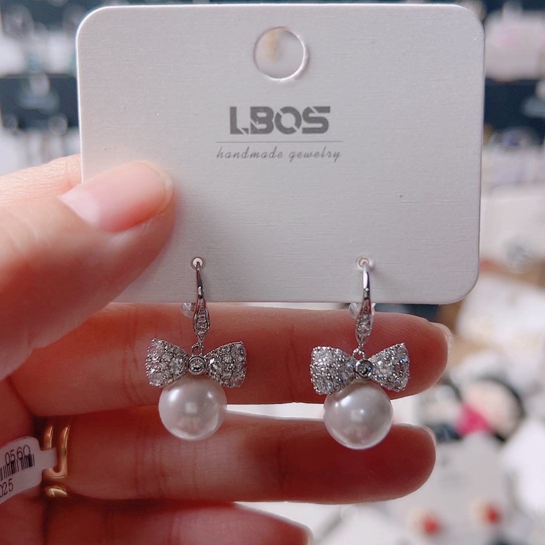 琉璃纯铜合金耳环的