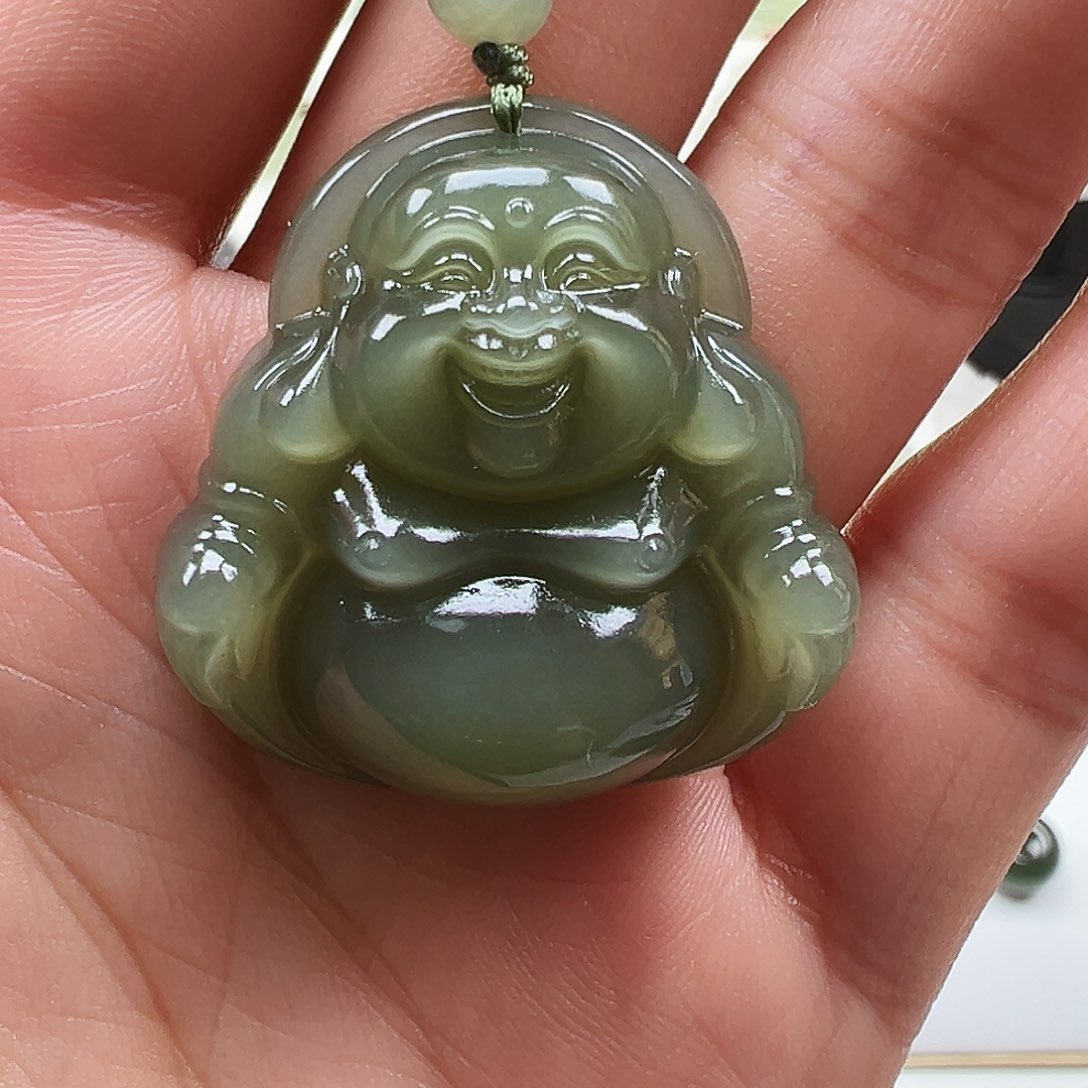 和田玉颈饰未镶嵌道****9