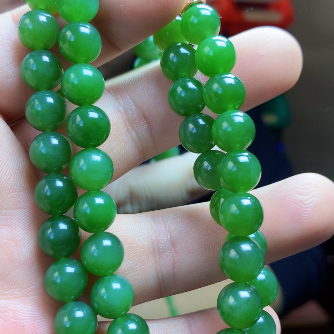 【闪购商品】和田玉（碧玉）手链未镶嵌