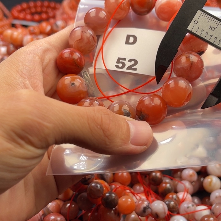 南红玛瑙未镶嵌多样性发货默认微瑕称重15mm