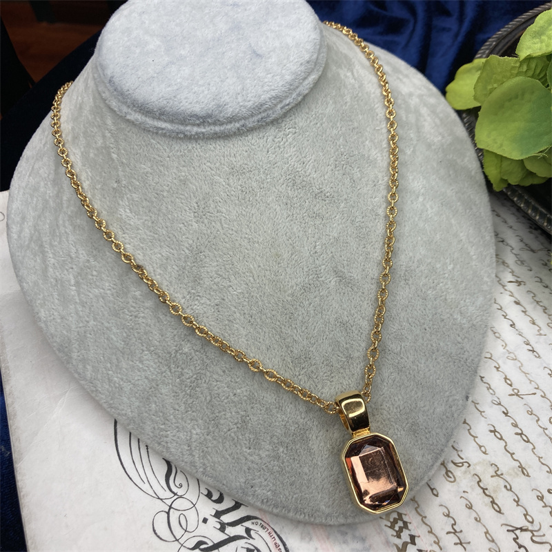 合金项链 joan rivers咖色冰糖项链1-11【2071119-022】