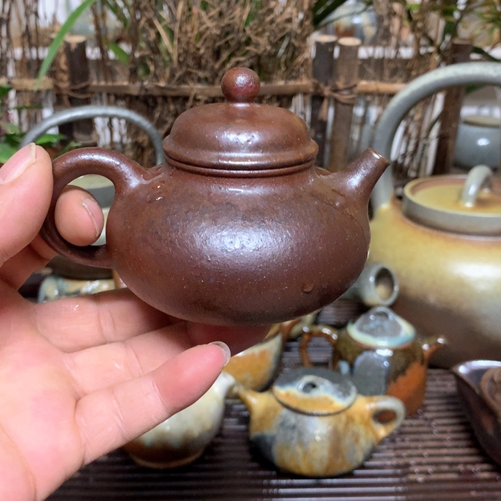 紫砂茶壶纯自然高温裸柴烧