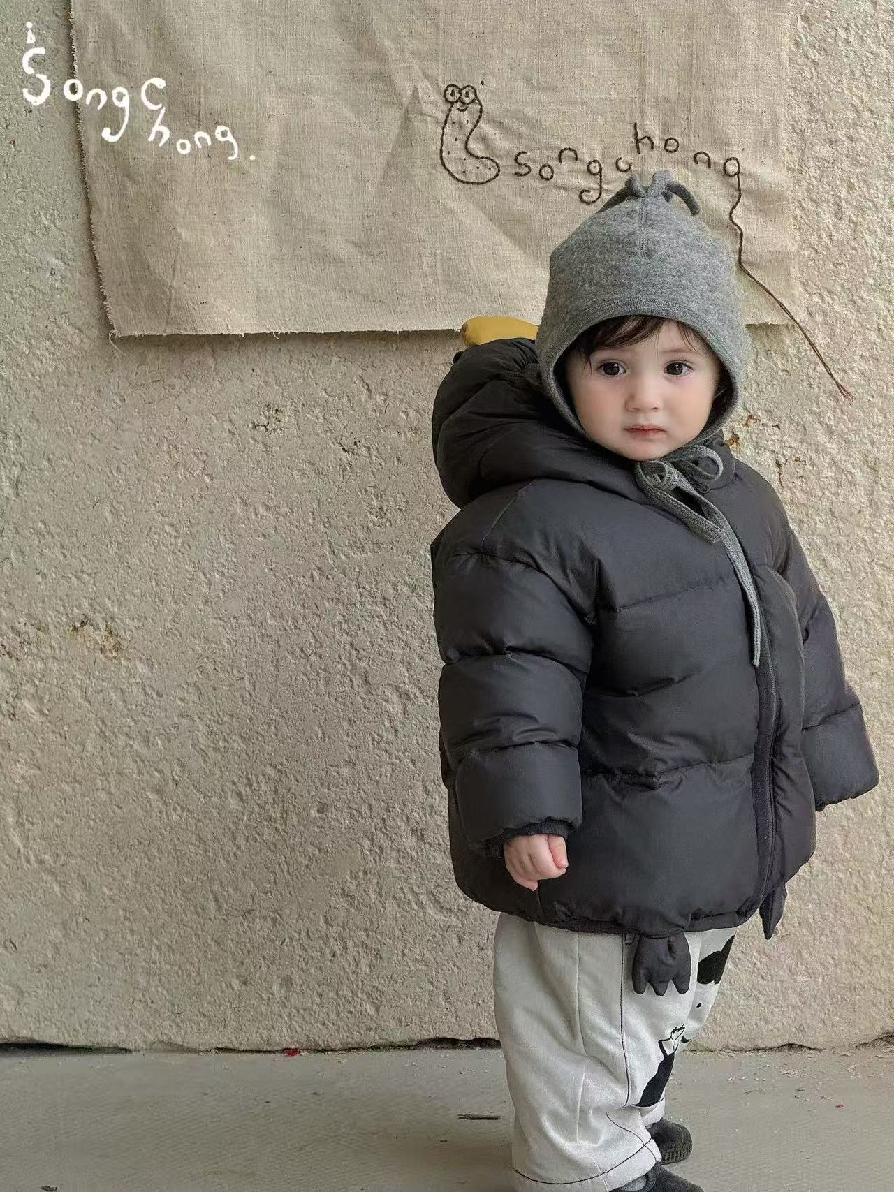 Song.chong正品松虫小鸭子羽绒外套新国标90白鸭绒