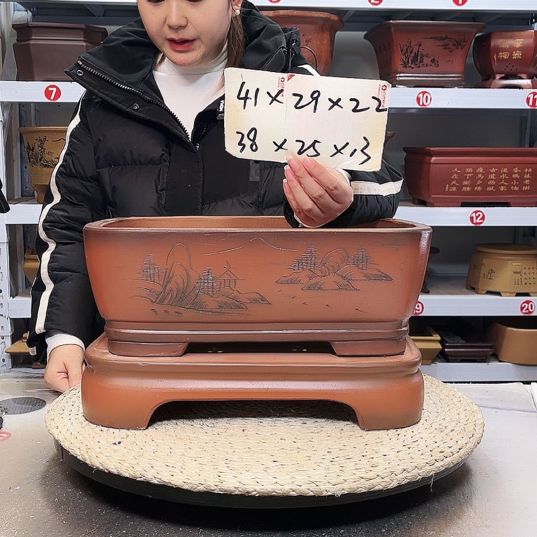 紫砂花盆紫砂花盆