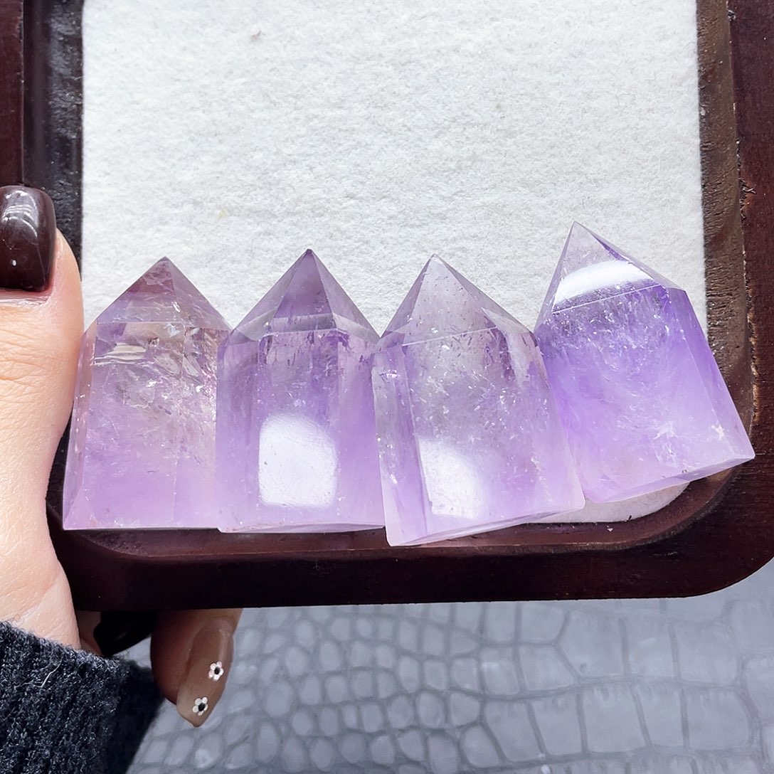 M***子未镶嵌紫晶珠宝半成品49