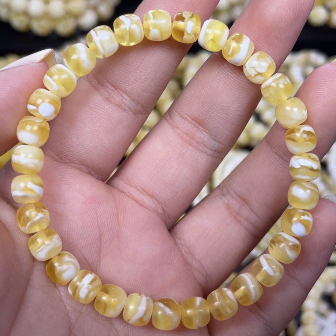 蜜蜡未镶嵌珠宝奇石6.5m 