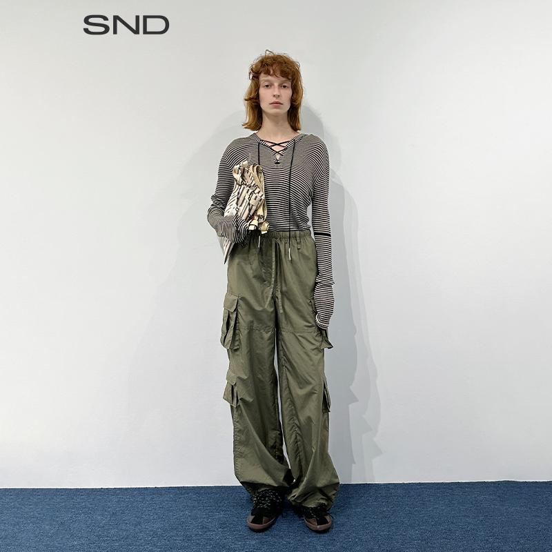【VVNK JANE PLUS 设计师品牌】SND SS25 多口袋工装裤女款