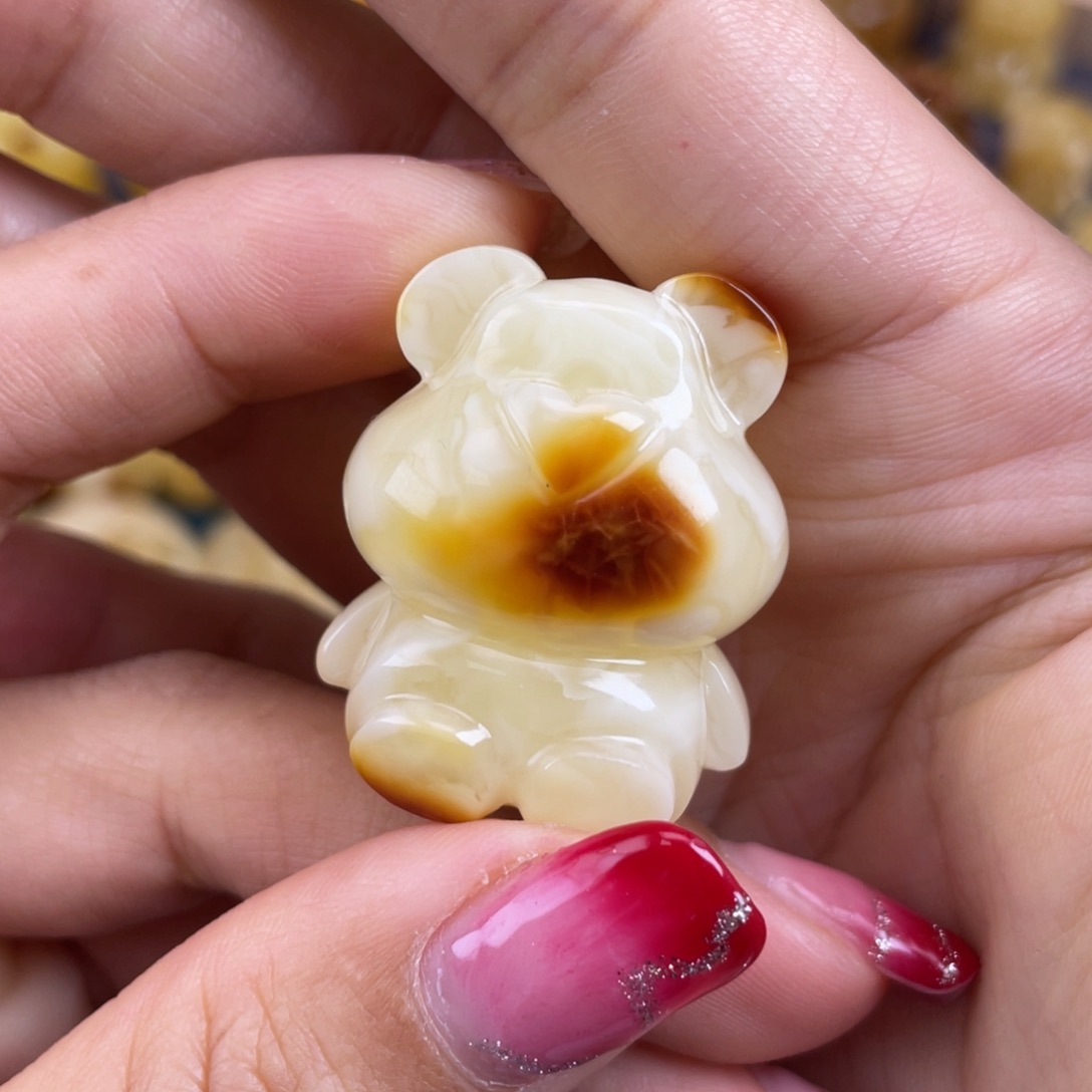 琥珀裸石未镶嵌蜜蜡