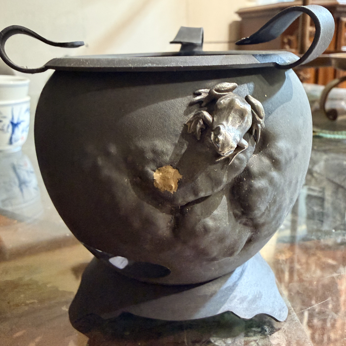 日本宗世造岩切青蛙迷你烧水炉子