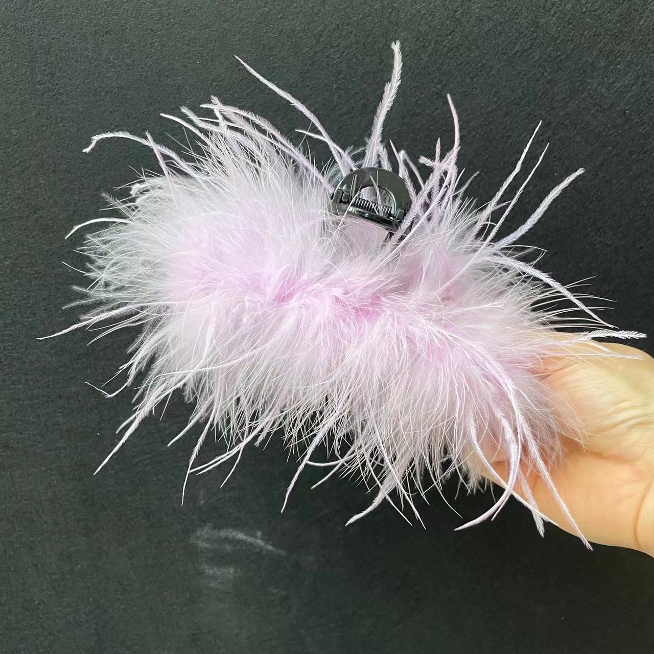 双倍毛量时尚发夹饰品日韩超仙女抓夹复古风头饰少女风法式