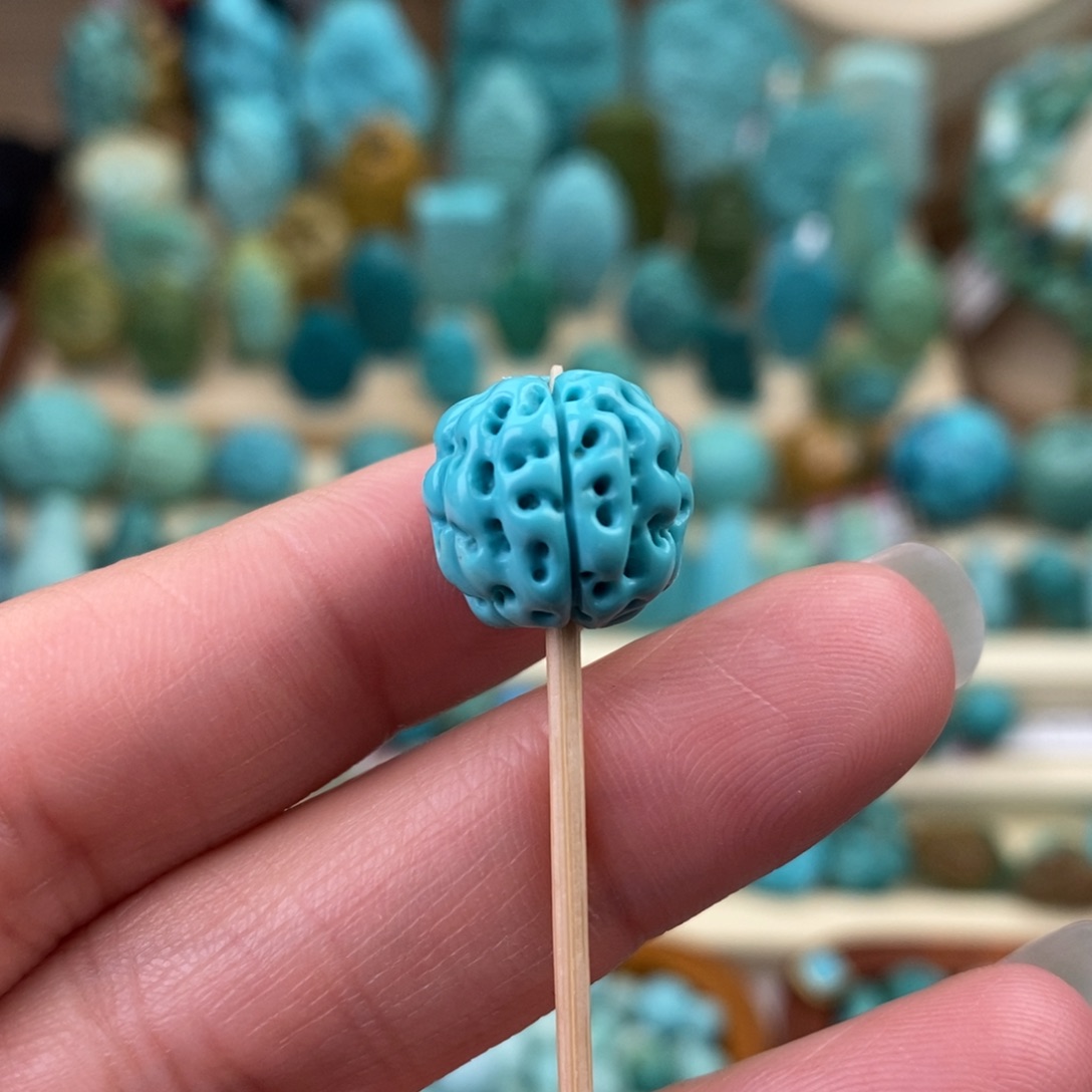 未镶嵌绿松石珠宝奇石