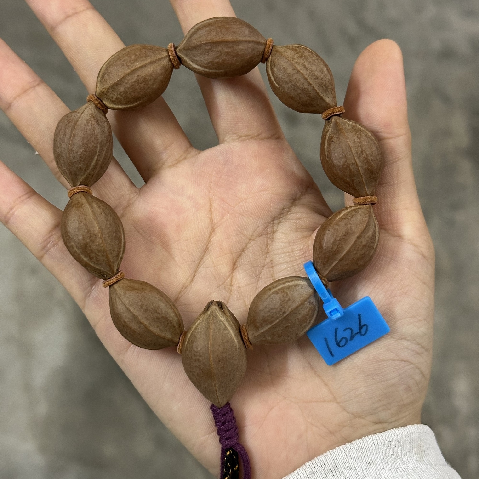 【熊实系列16MM】精配高饱满高密陈核·梅林铁核老树文玩铁核橄榄核