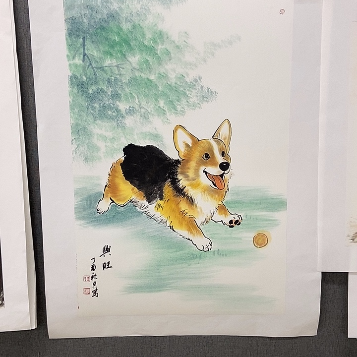 国画手寫手繪作品340