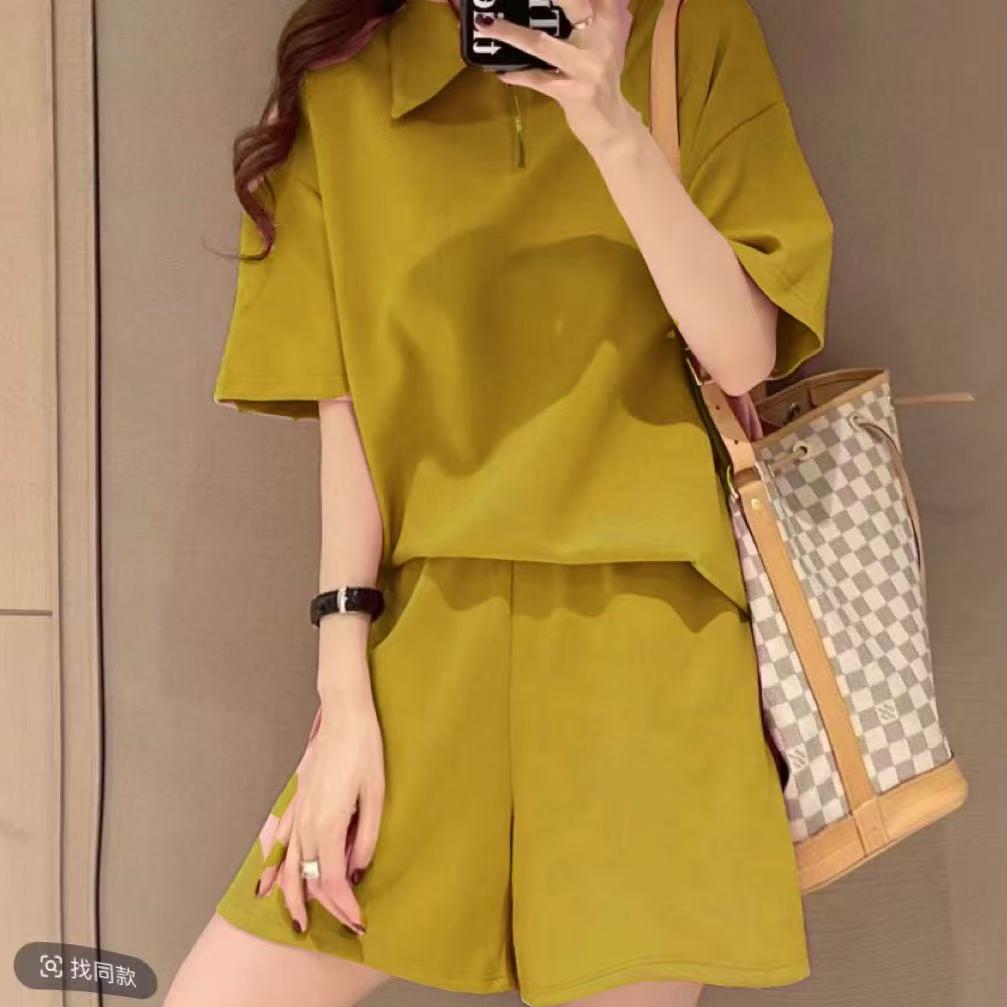 【套装】春夏季高档新款两件套设计感时装女装服装4290[YYJ]