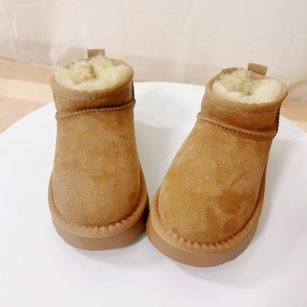 【mini童鞋】-桑坡雪地靴棉鞋-童鞋-加厚防滑儿童保暖鞋宝宝