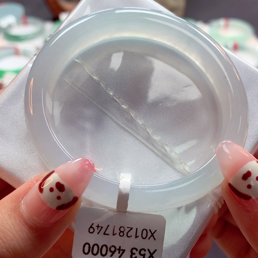 翡翠手镯未镶嵌53贵妃（26）10号