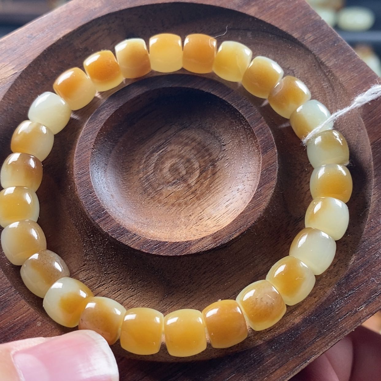 【闪购商品】和田玉（糖玉）手链未镶嵌