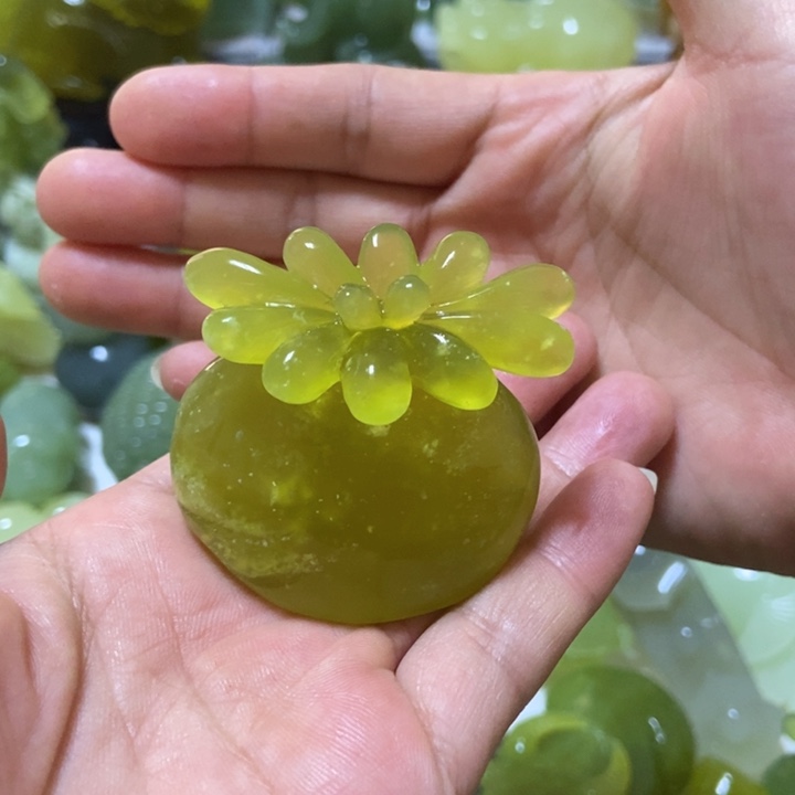 【闪购商品】未镶嵌蛇纹石玉把件