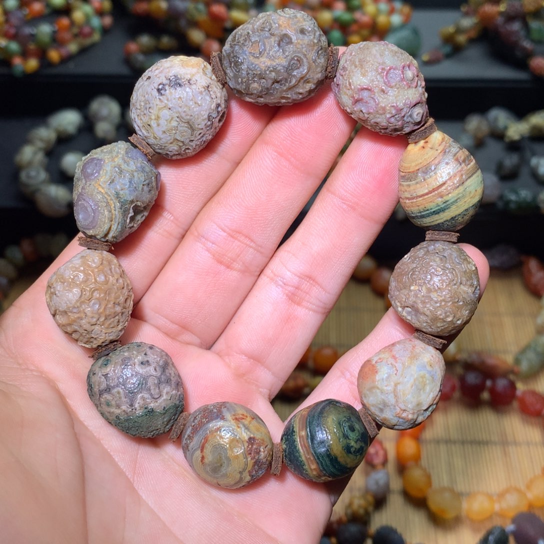 玛瑙/玉髓未镶嵌手链