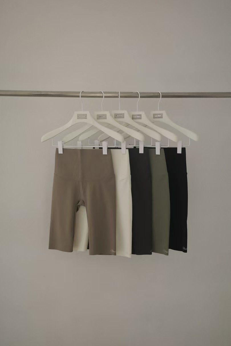 高腰时尚运动提臀五分瑜伽裤跑步外穿无痕短裤