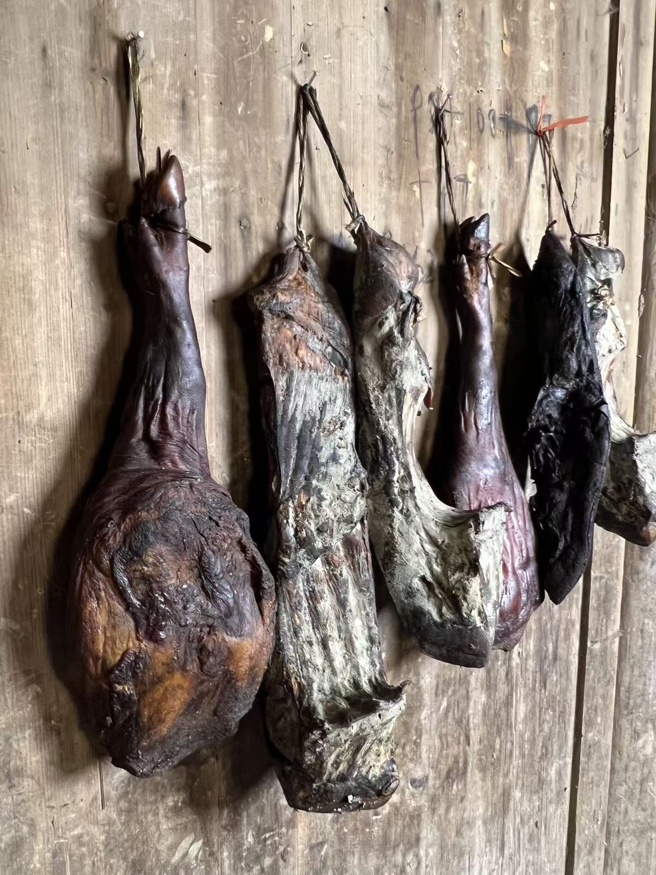 【现场称重3号】重庆奉节柏树枝烟熏农家土猪肉