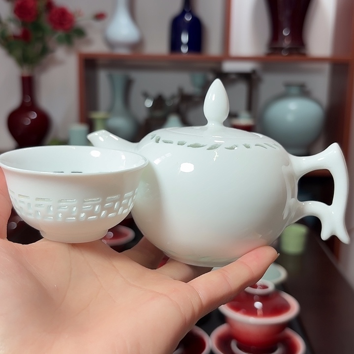 陶瓷景德镇高温陶瓷茶壶