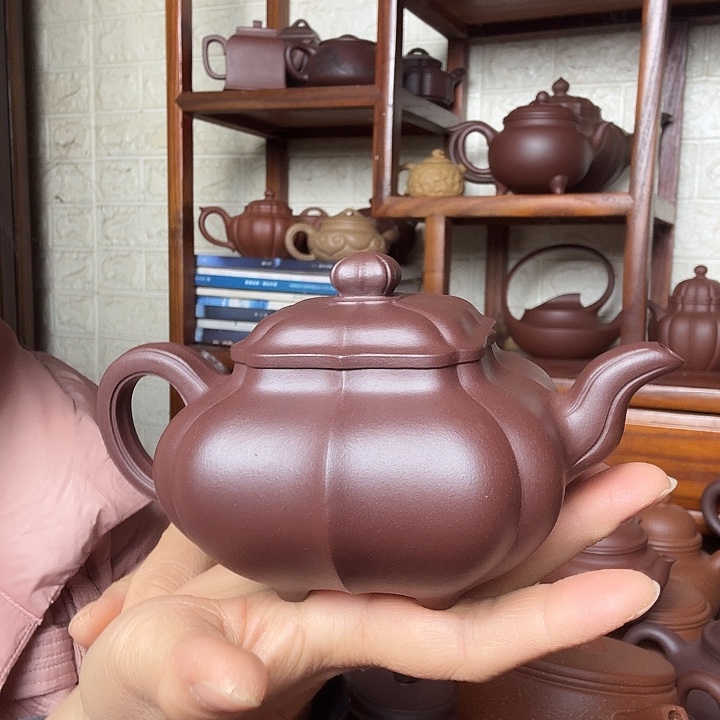 九***凤紫砂茶壶转壶300cc精工半手工
