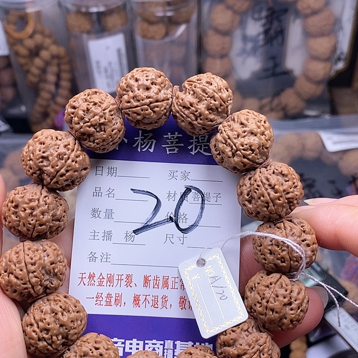 金刚菩提手串20铁骨双龙