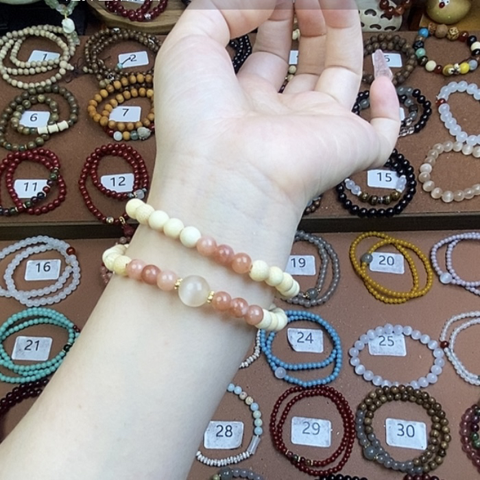 金丝竹手串女生学生气质款ins