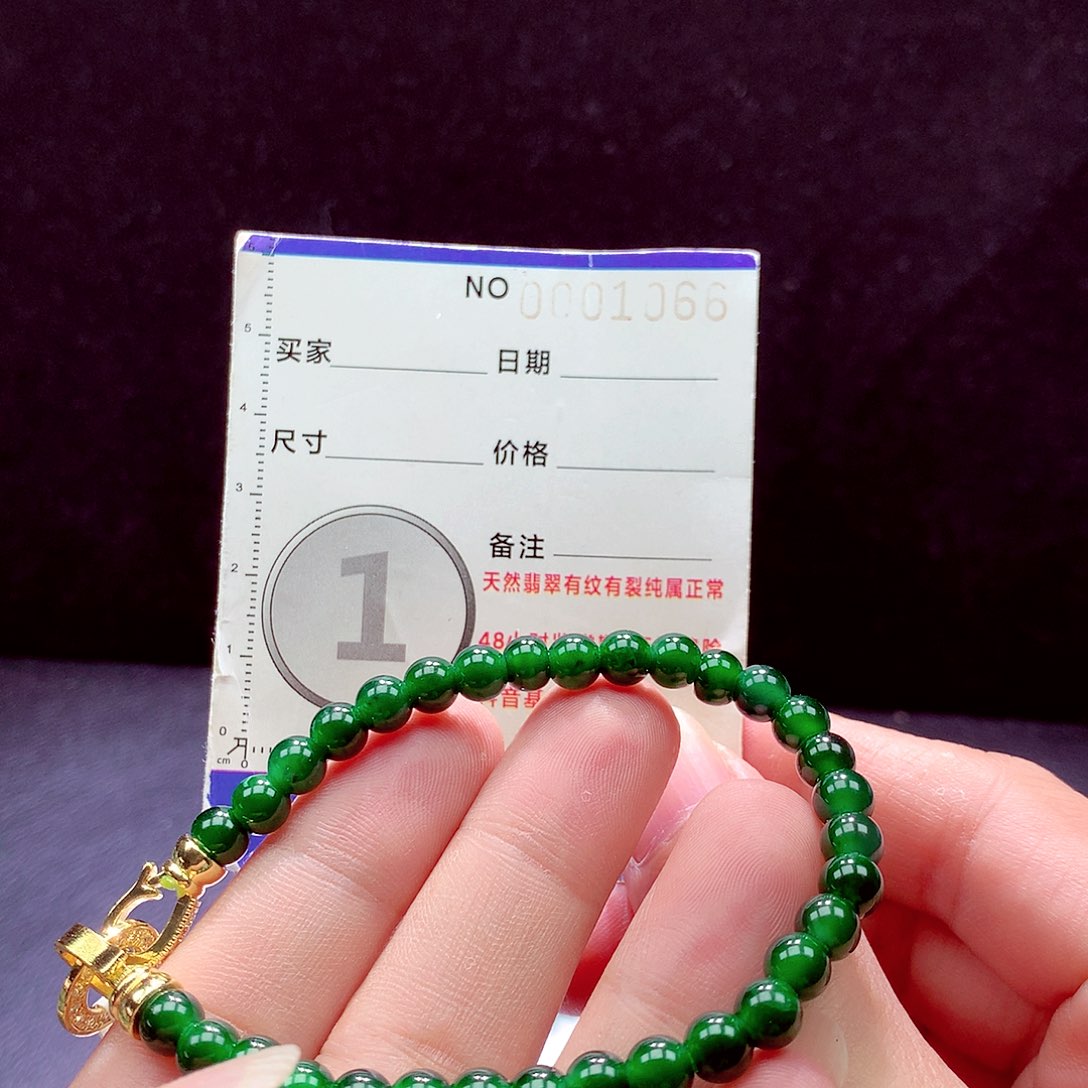 未镶嵌手链翡翠手链