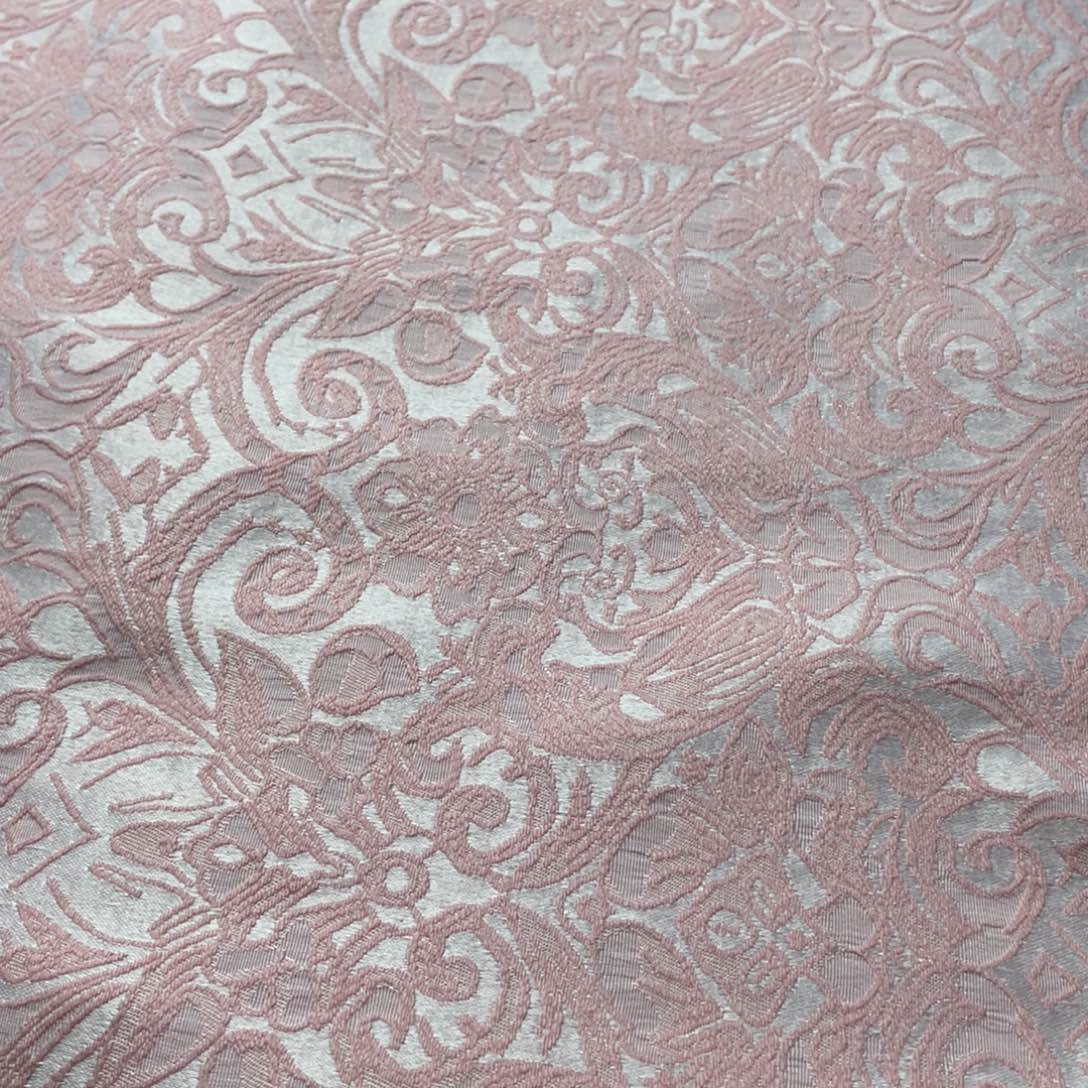 混纺粉色提花1.5。     