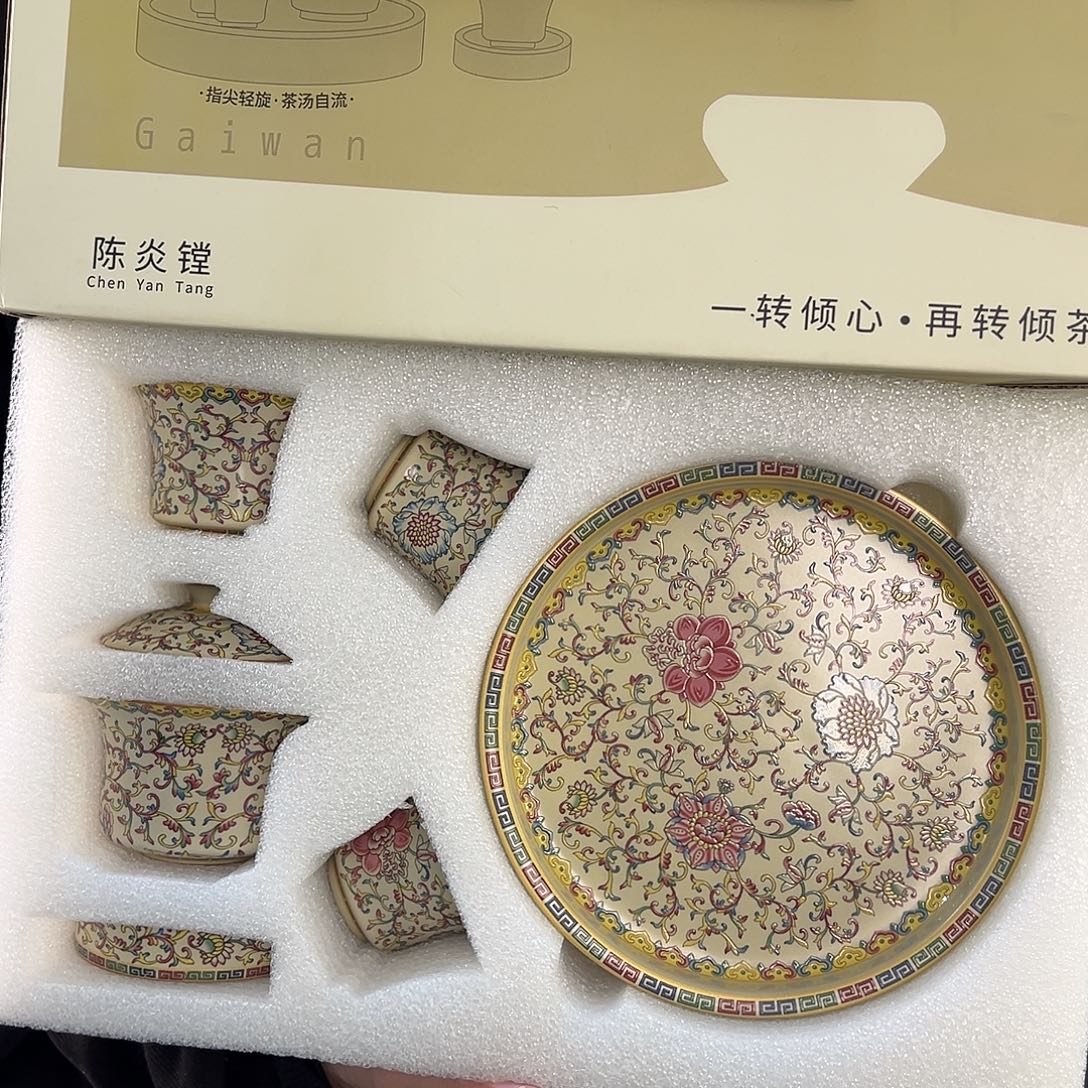 盖碗很漂亮我很喜欢