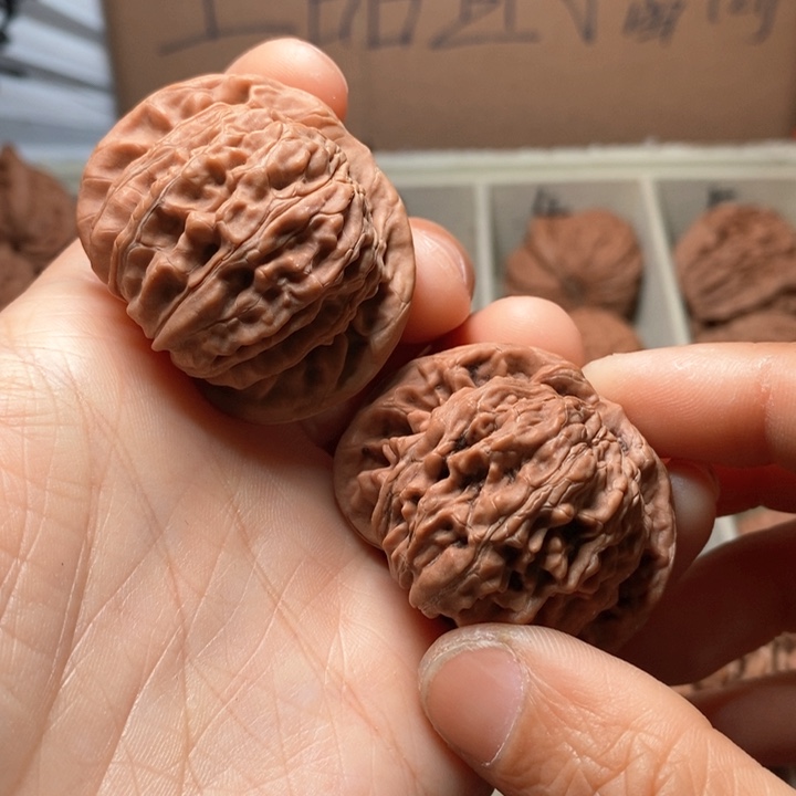 文玩核桃吊坠四座楼