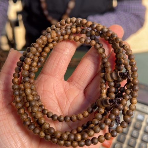 沉香手串白棋沉水浮卡0.4多样性发1条