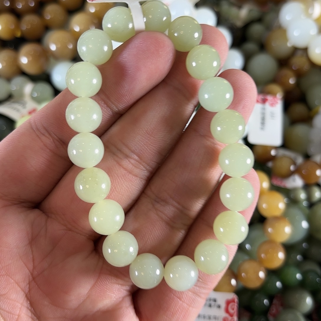 和田玉手链未镶嵌W436