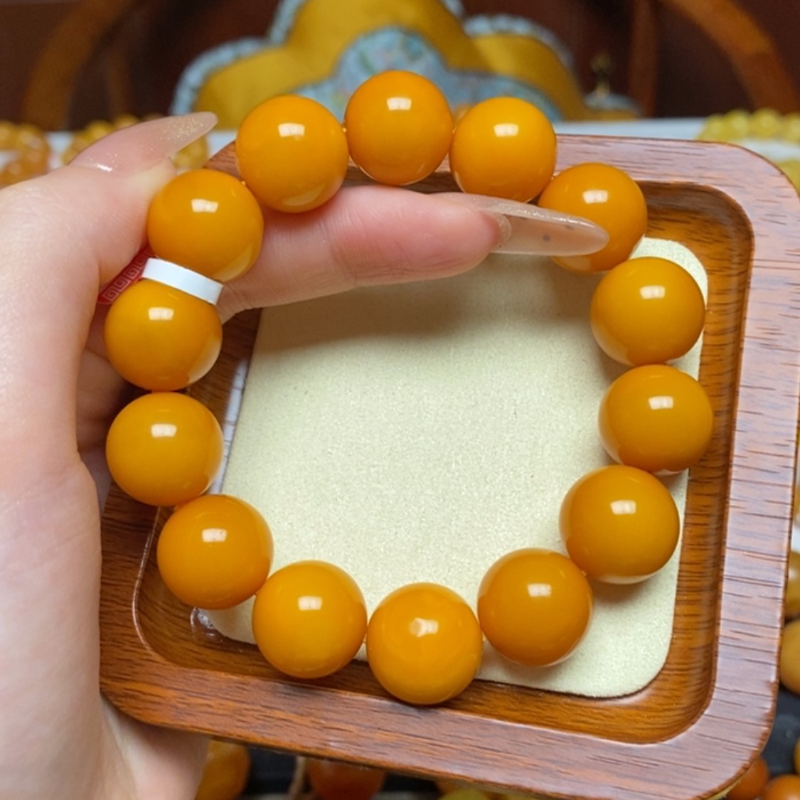 【闪购商品】蜜蜡手链未镶嵌手串