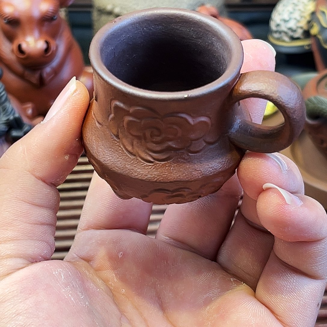 紫砂茶杯高端紫砂雕塑茶宠