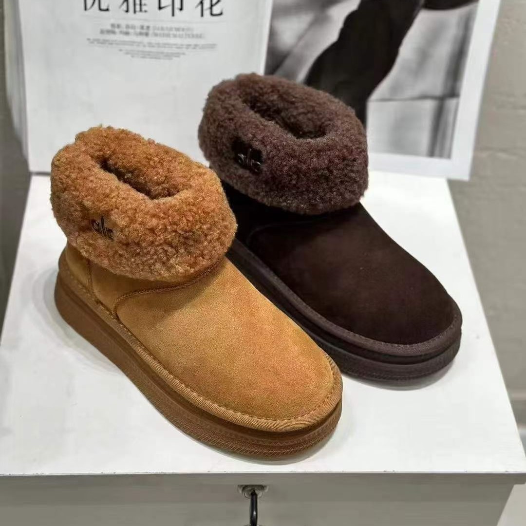 600-932    新款加绒加厚超保暖雪地靴女士时尚