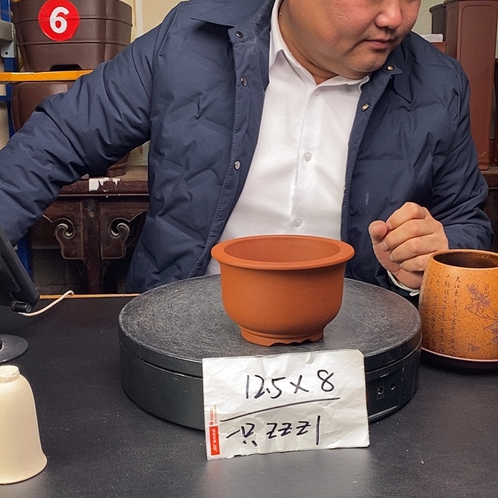 紫砂花盆货号一只ZZZ1