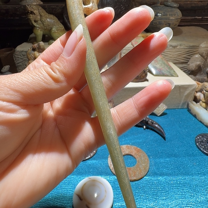 夏***軍和田玉未镶嵌挂件