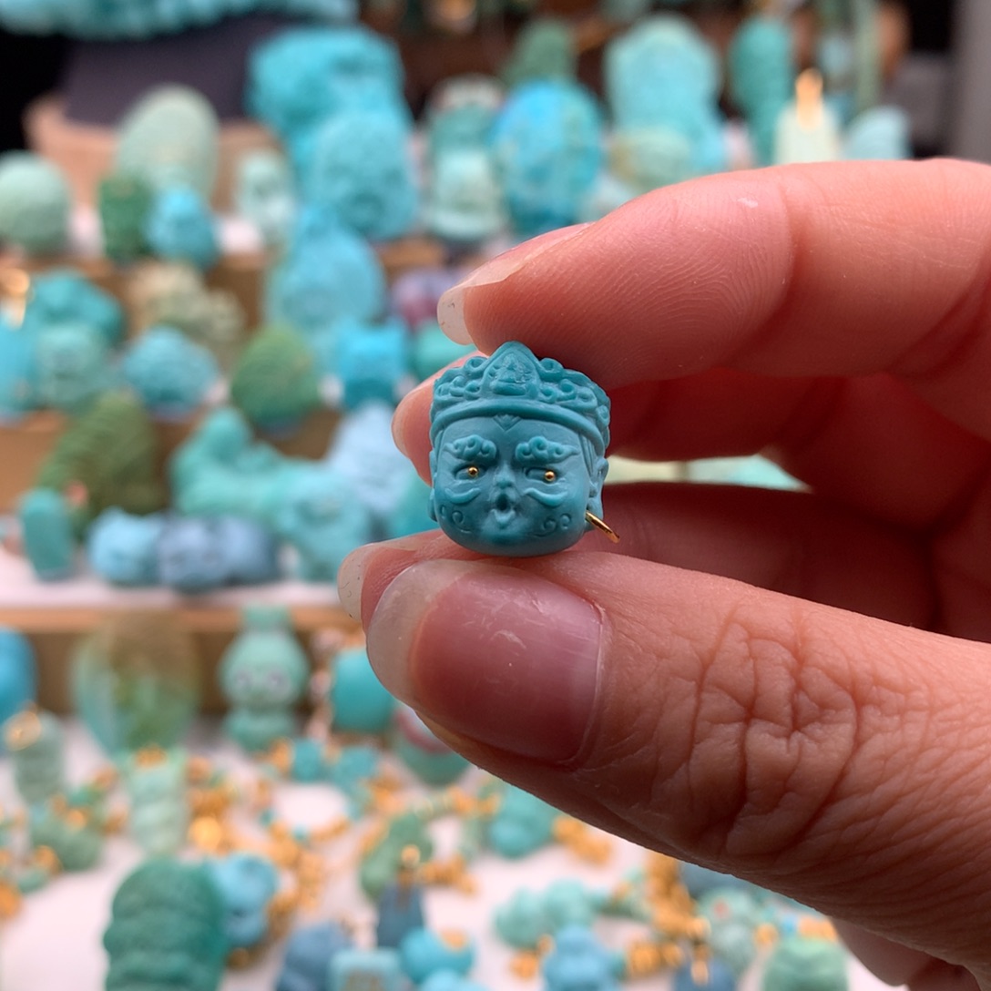 绿松石颈饰未镶嵌y***y