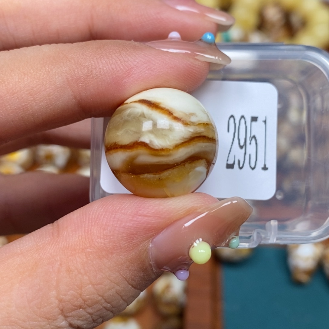 猴头核桃把件沁色圆珠老型2951