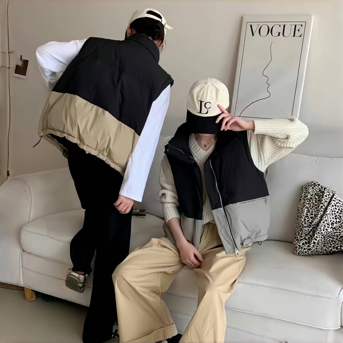 胖mm爆款棉服马甲女新款时尚坎肩马夹外穿棉背心加厚棉衣外套