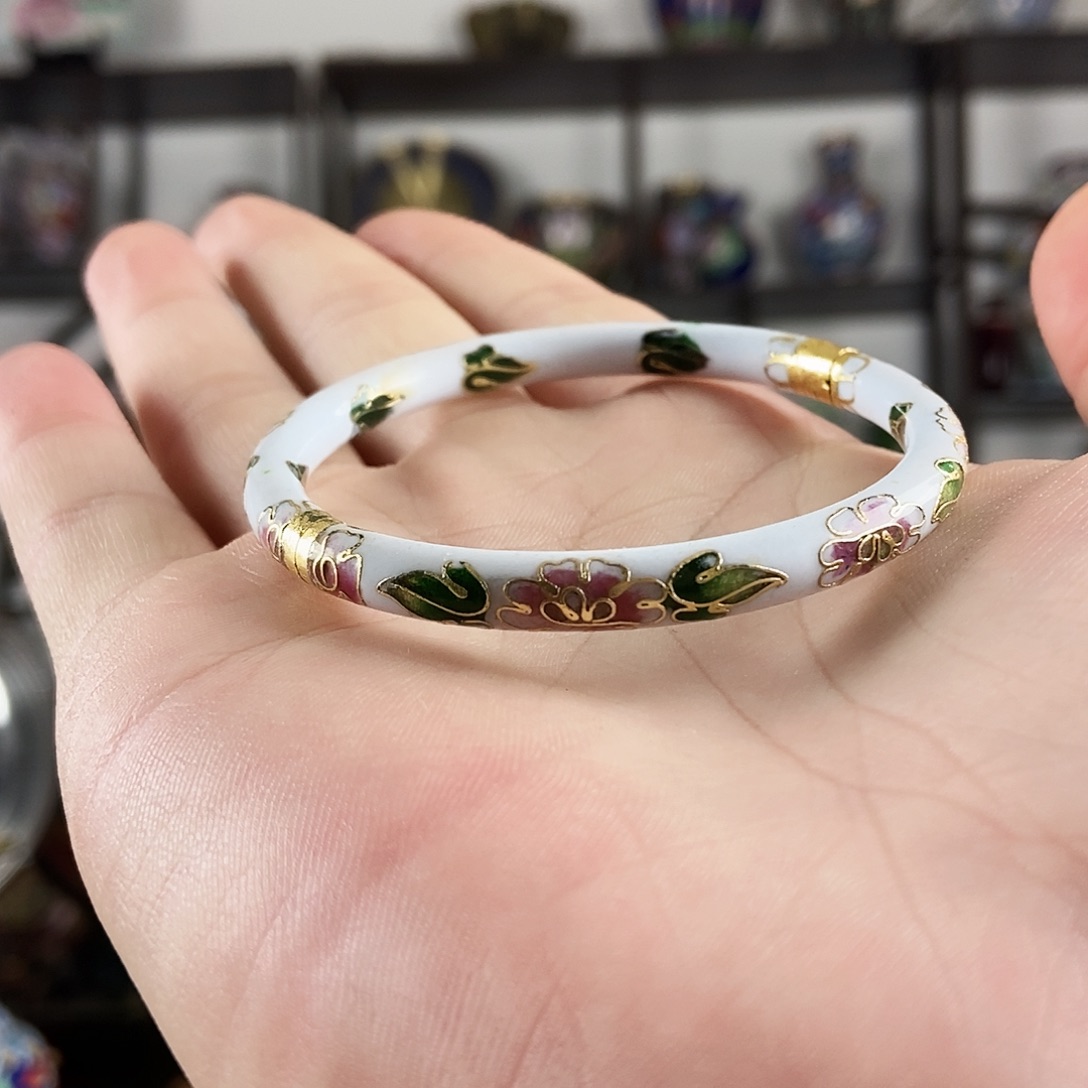 朗***风铜景泰蓝创汇手镯