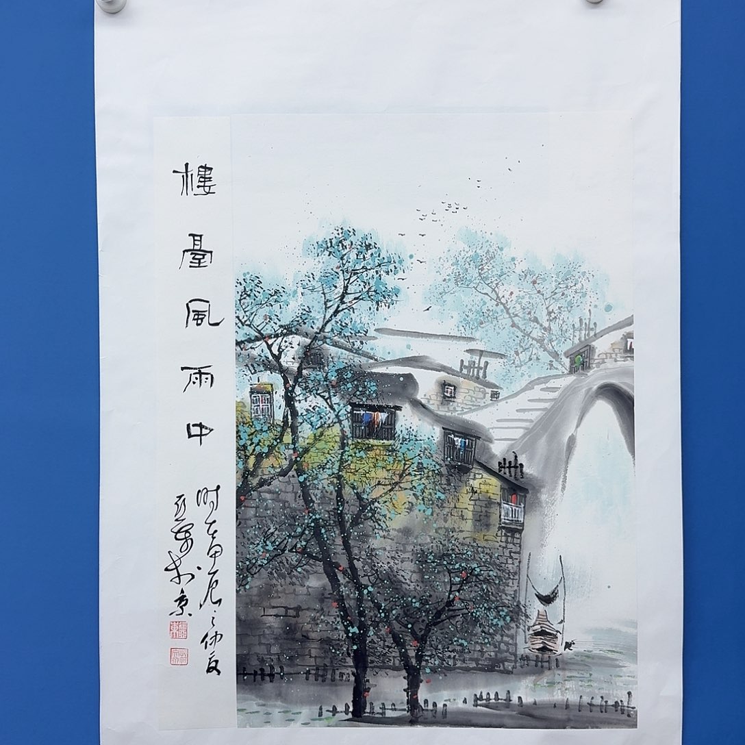 国画多次参加国内外大型